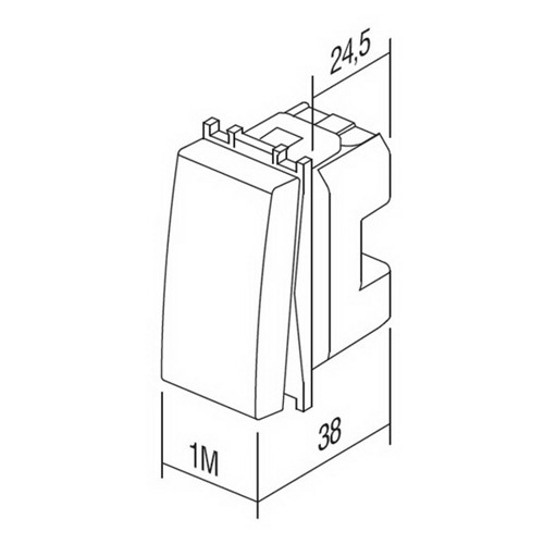 PREKIDAČ MODUL IZMJ.BIJ.10/1 K - Image 2